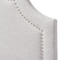 Baxton Studio Rita Modern Grayish Beige Upholstered Twin Size Headboard 125-6985 - alternate 4